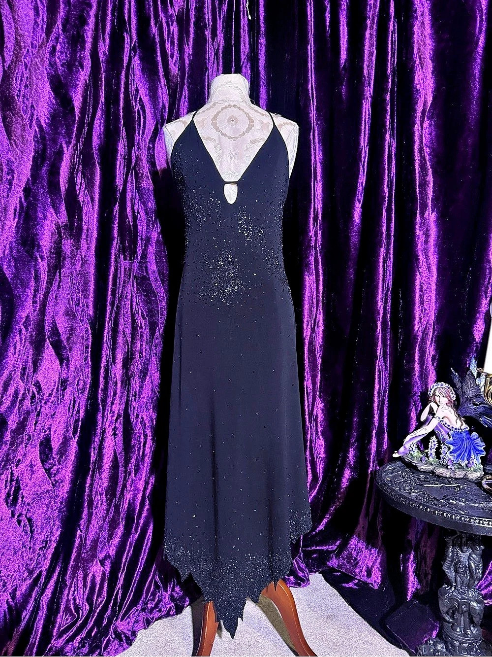 Black Beaded Dress